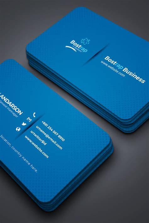 the blue smart business card|blue business card images.